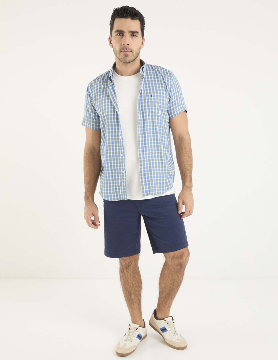 Camisa casual manga corta para hombre 3