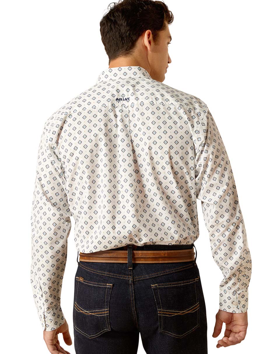 Camisa casual de algodón manga larga para hombre 2