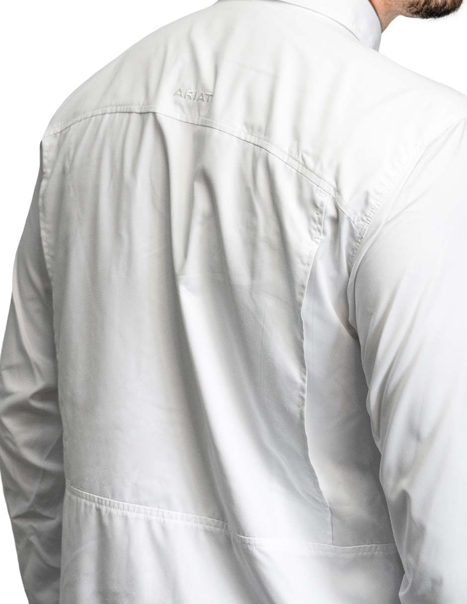 Camisa casual de algodón manga larga para hombre 2