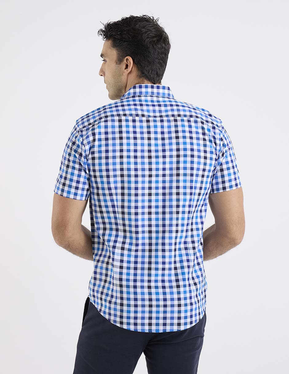 Camisa casual de bambú manga corta para hombre 2