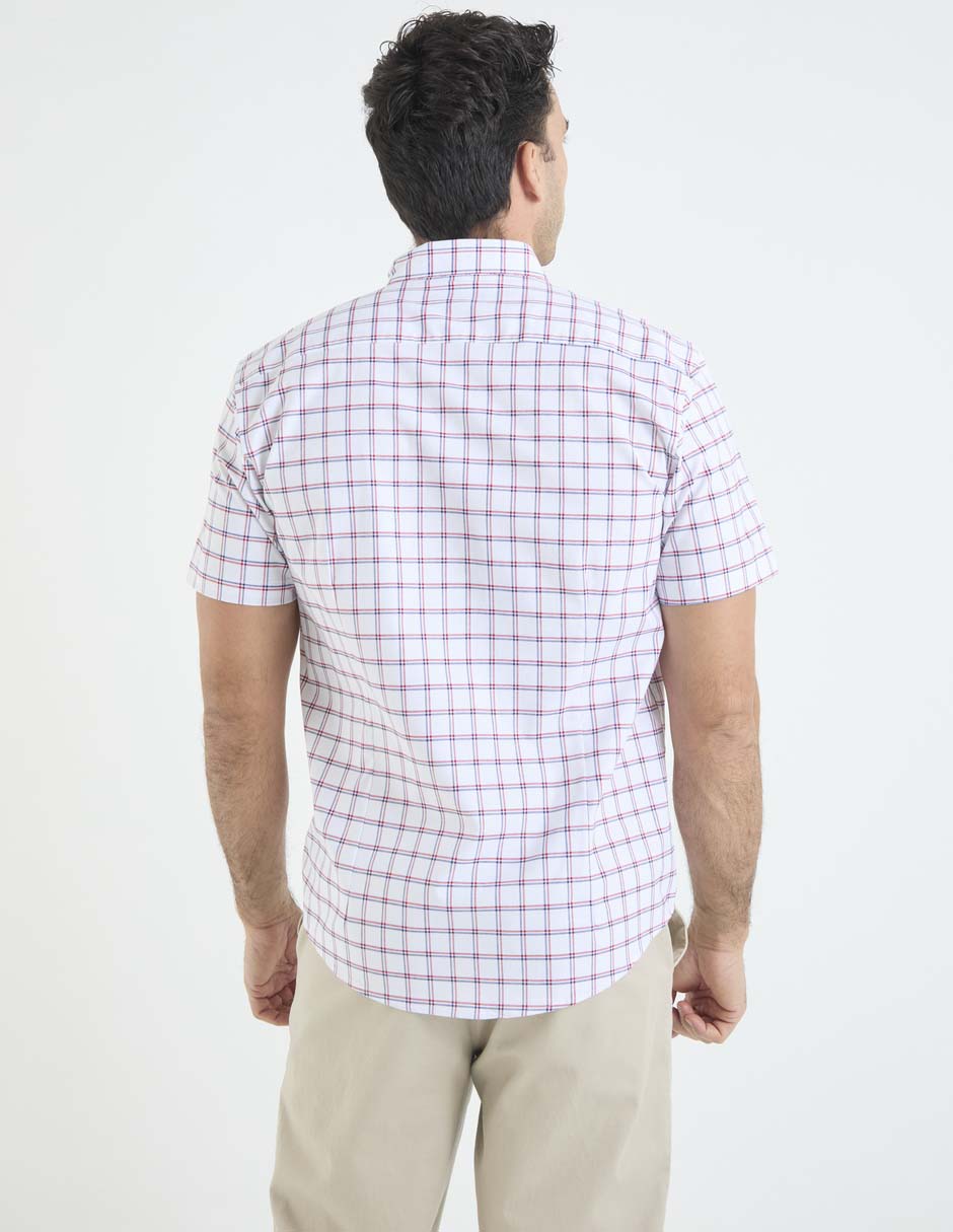 Camisa casual de algodón manga corta para hombre 2