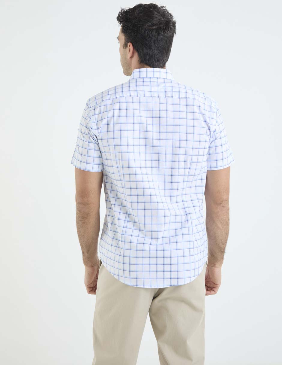 Camisa casual de algodón manga corta para hombre 2