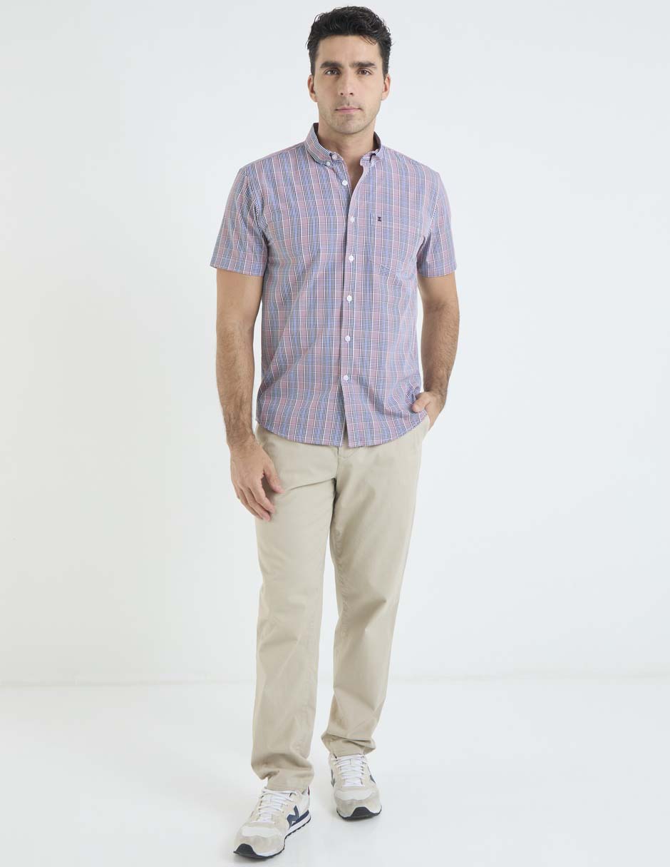 Camisa casual de bambú manga corta para hombre 3