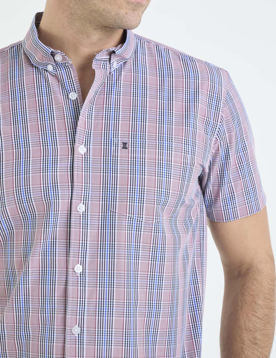 Camisa casual de bambú manga corta para hombre 4