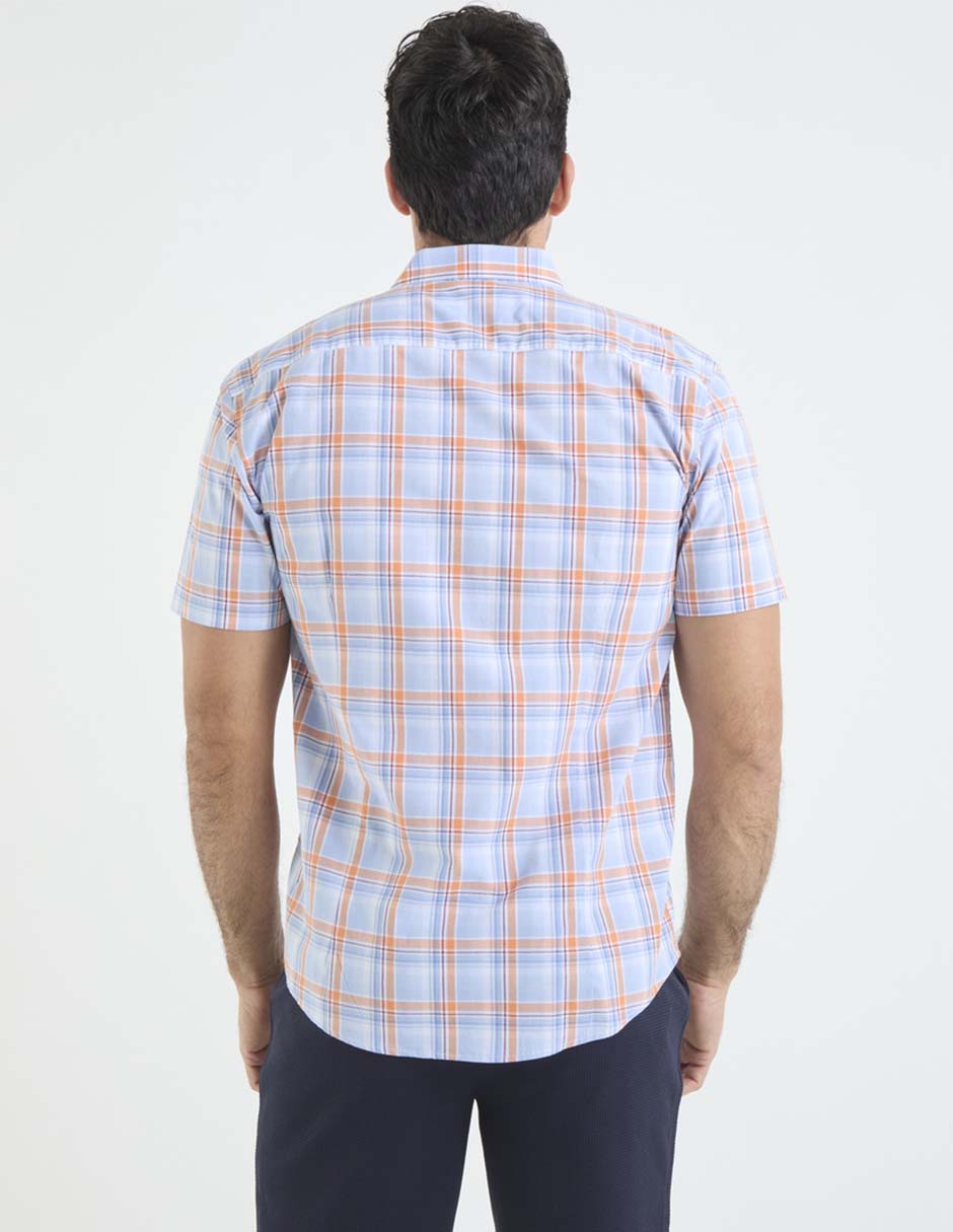 Camisa casual de algodón manga corta para hombre 2