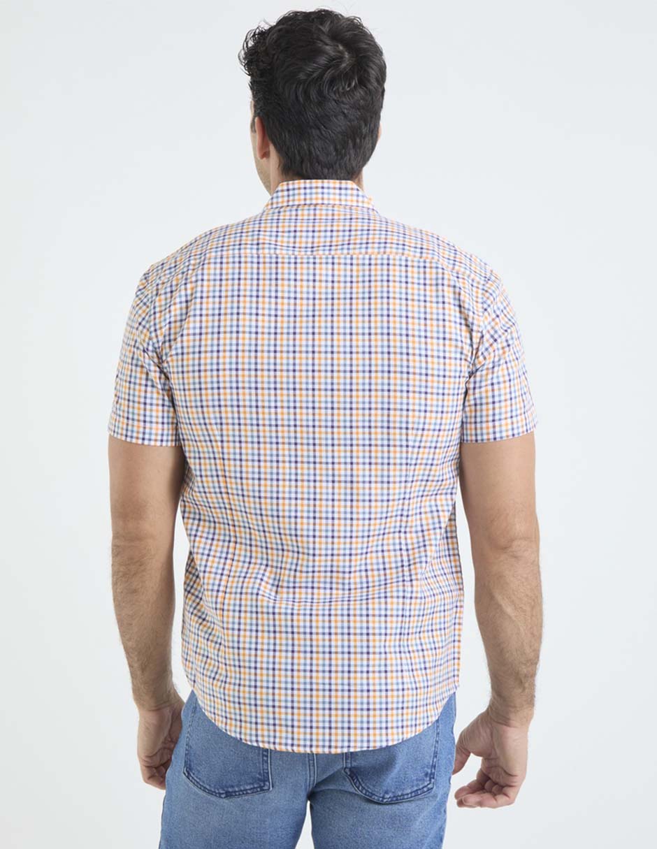 Camisa casual de algodón manga corta para hombre 2