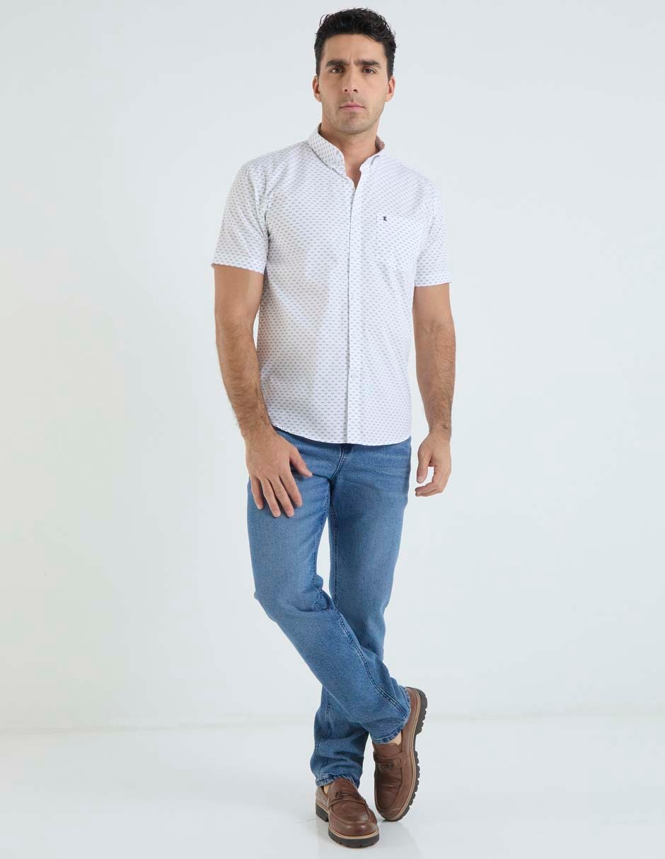 Camisa casual de algodón manga corta para hombre 3