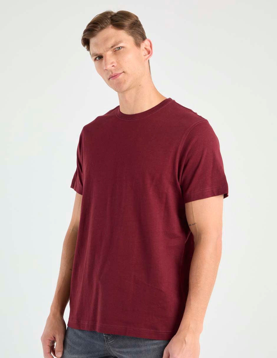 Playera cuello redondo para hombre