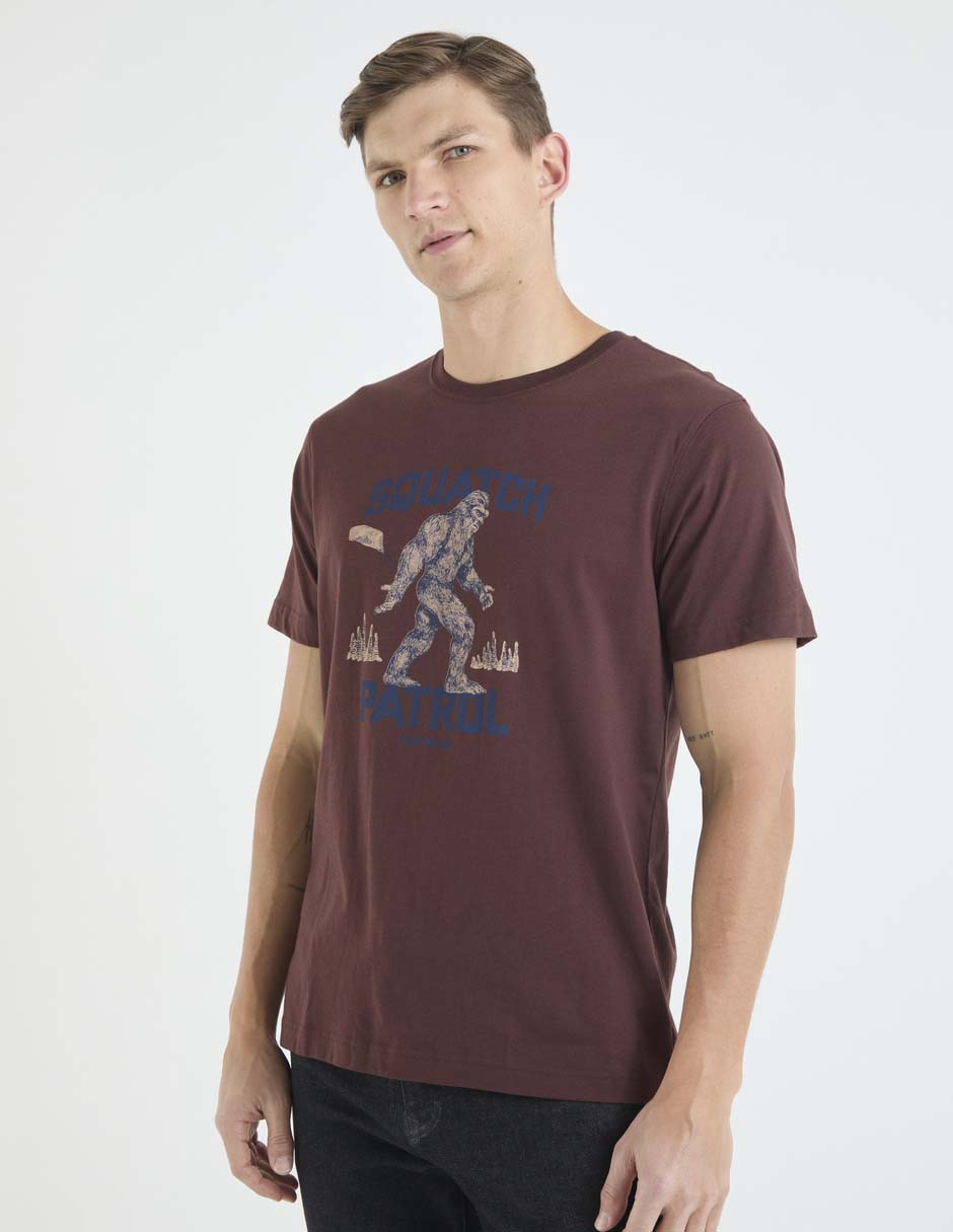 Playera cuello redondo para hombre