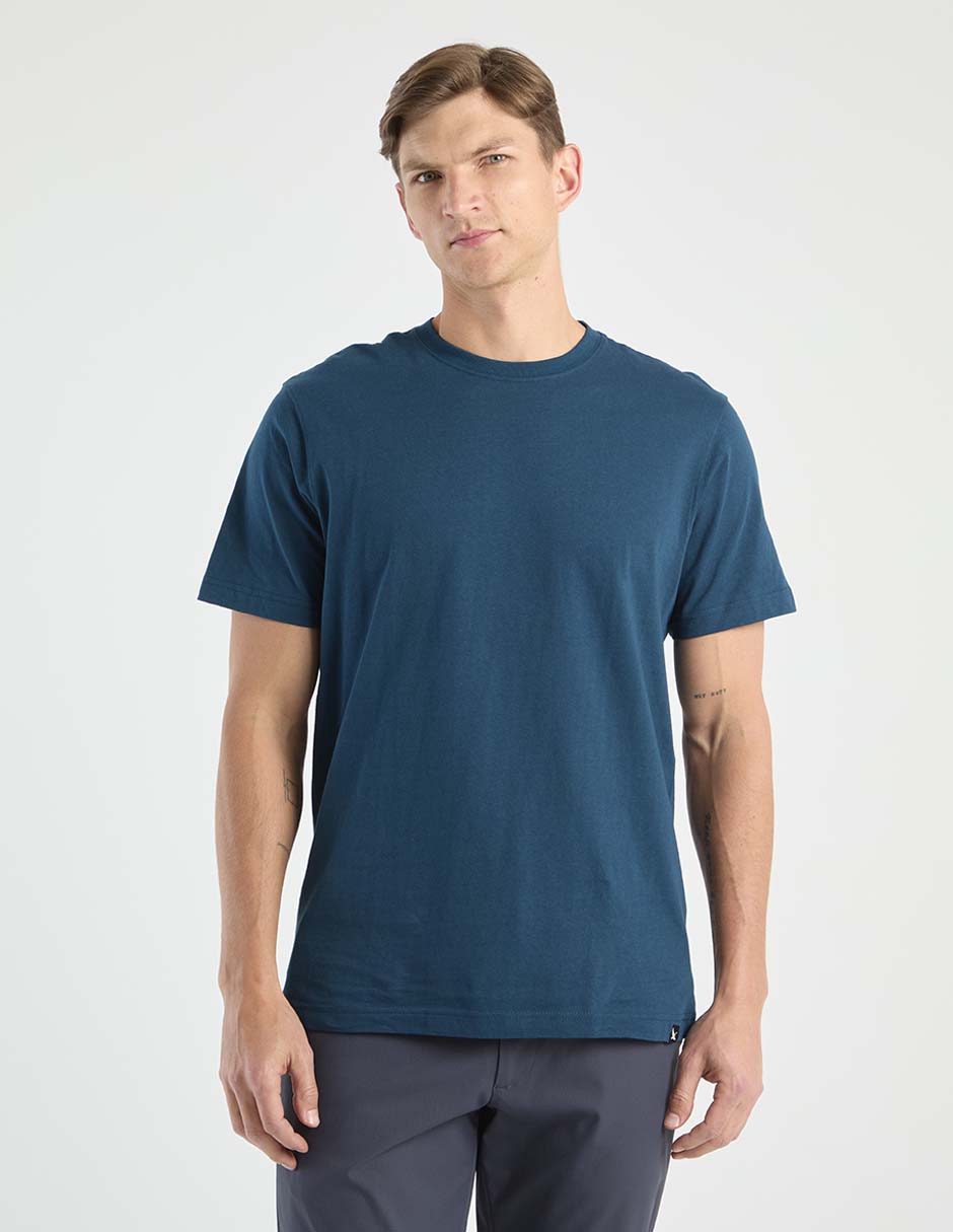 Playera cuello redondo para hombre