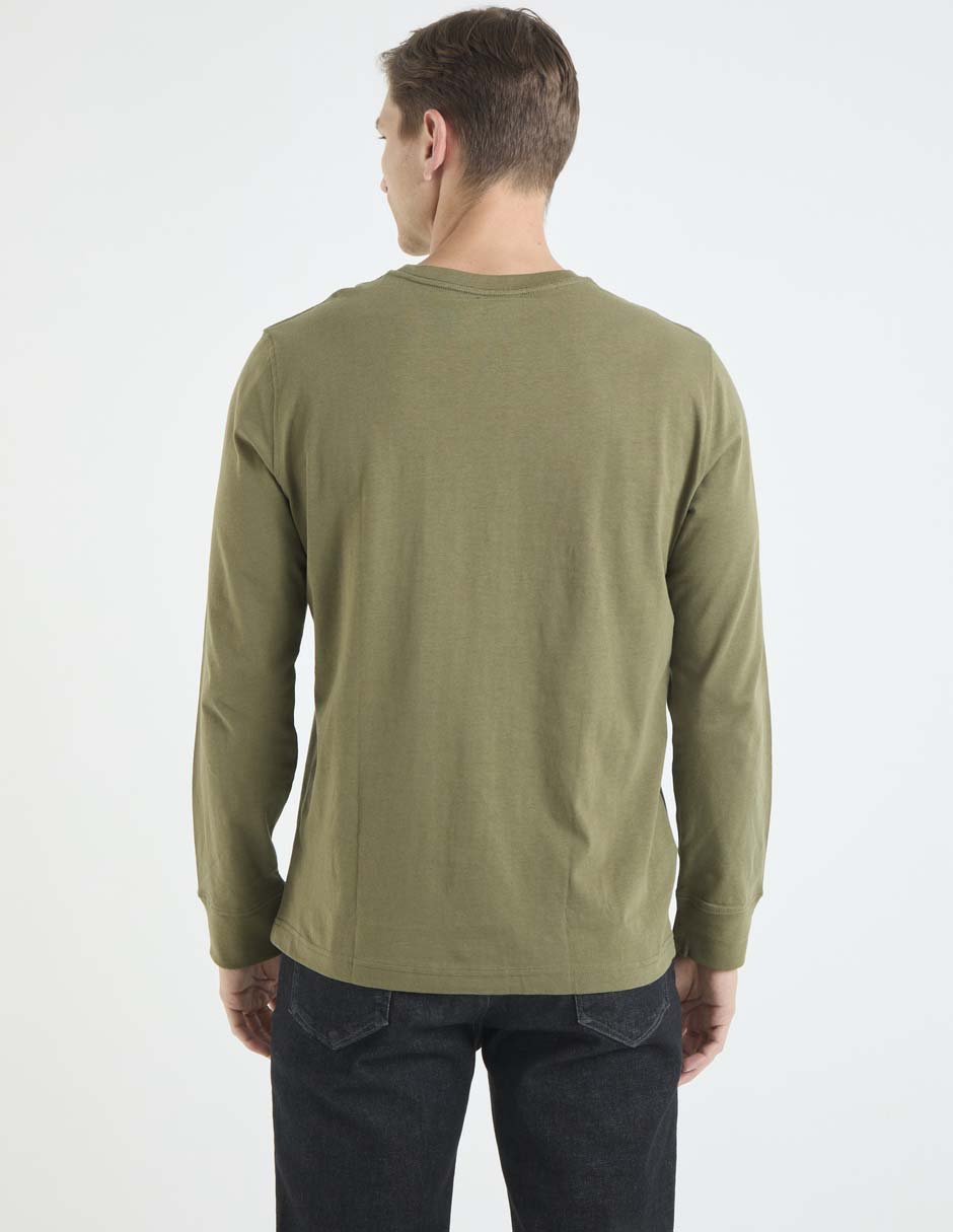 Playera cuello redondo para hombre 1