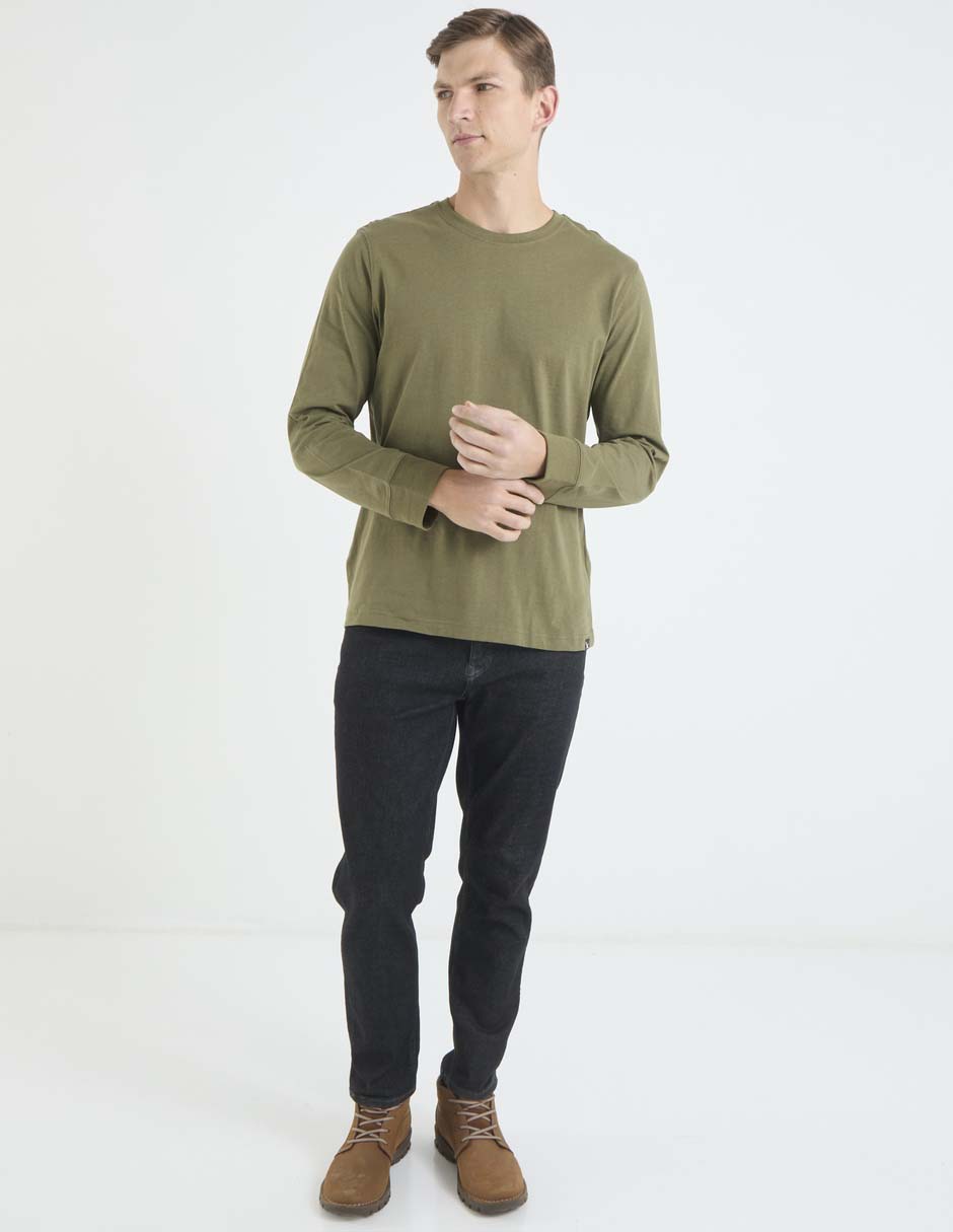 Playera cuello redondo para hombre 2
