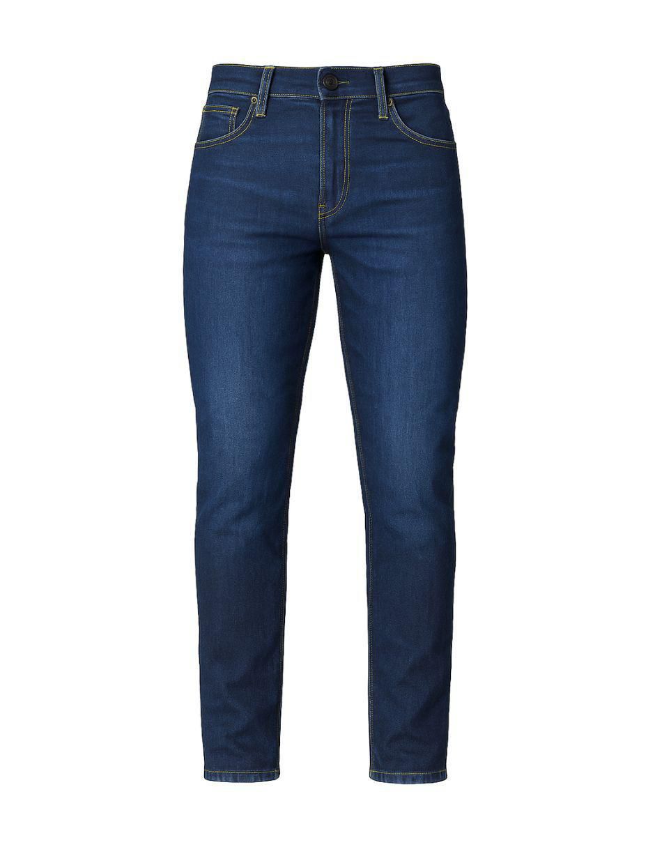 Jeans slim lavado medio para hombre 2