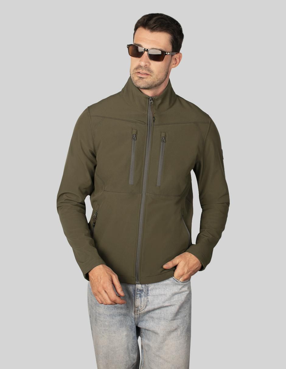 Chamarra casual impermeable para hombre 1