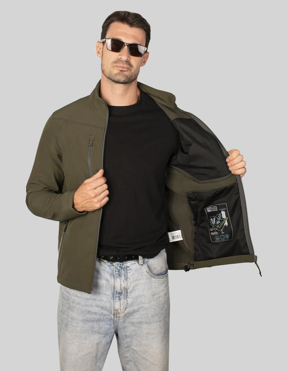 Chamarra casual impermeable para hombre 2