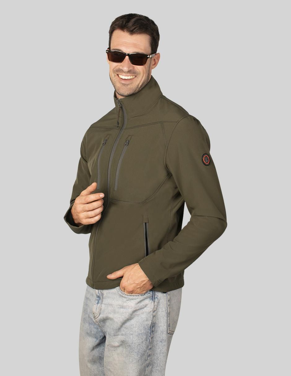 Chamarra casual impermeable para hombre 3
