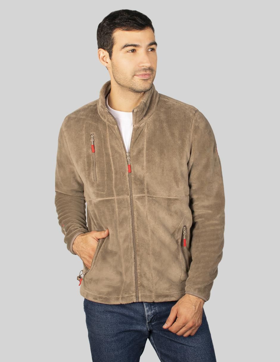 Chamarra casual con bolsillos para hombre 1