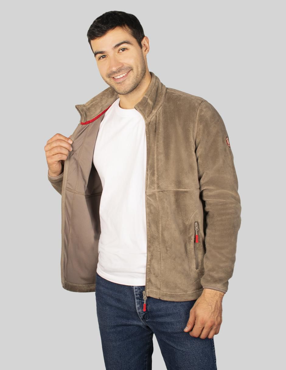 Chamarra casual con bolsillos para hombre 2