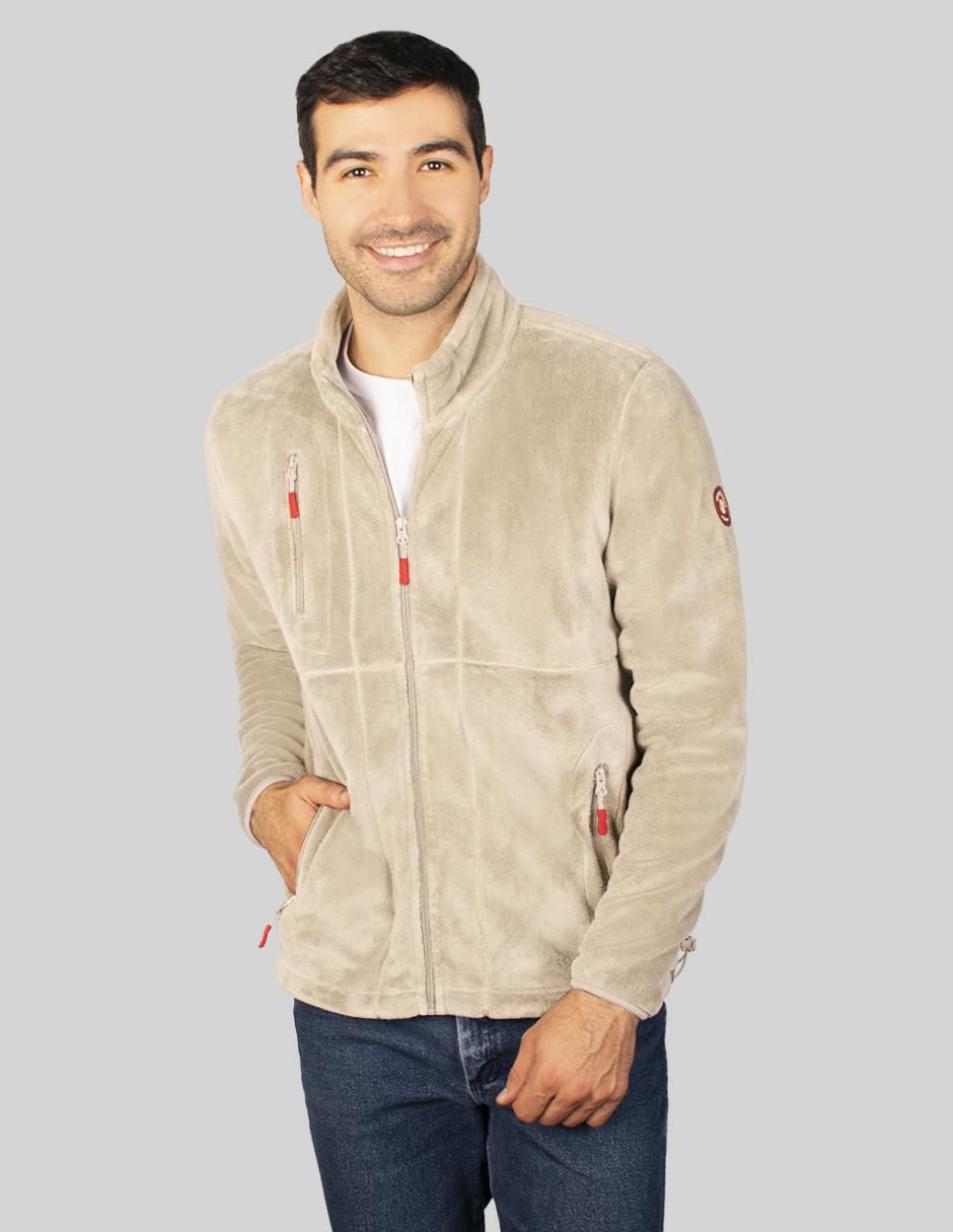 Chamarra casual con bolsillos para hombre