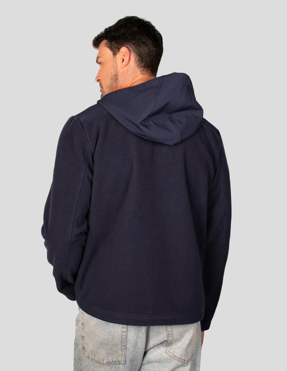 Chamarra casual resistente al agua con capucha para hombre 6