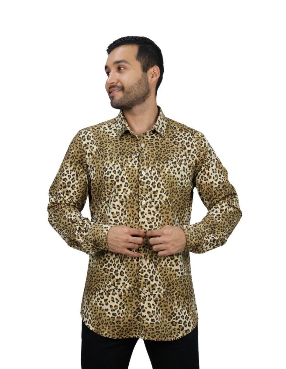 Camisa casual manga larga para hombre 3
