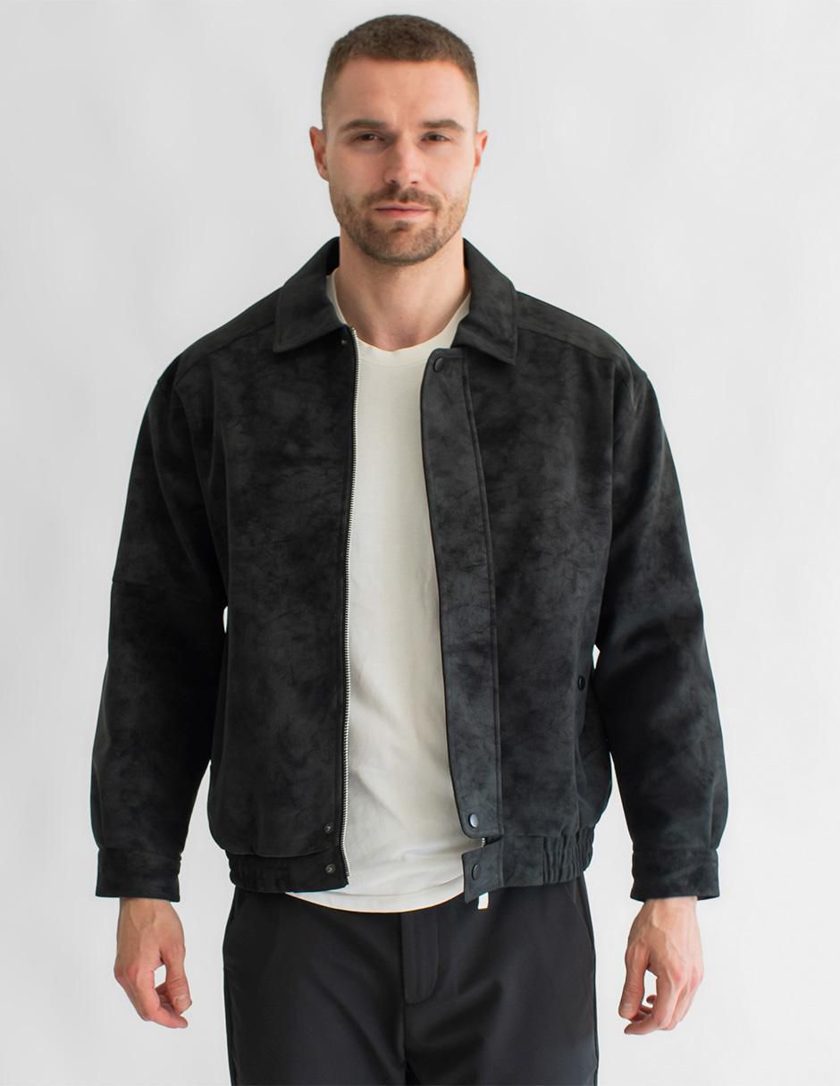 Chamarra bomber impermeable con bolsillos para hombre Chamarra bomber impermeable con bolsillos para hombre