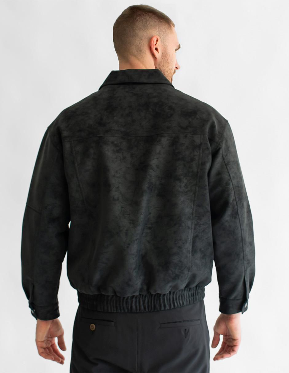 Chamarra bomber impermeable con bolsillos para hombre 4
