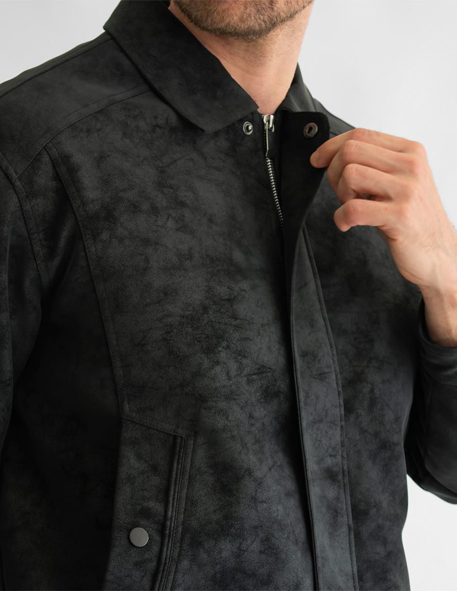 Chamarra bomber impermeable con bolsillos para hombre 5