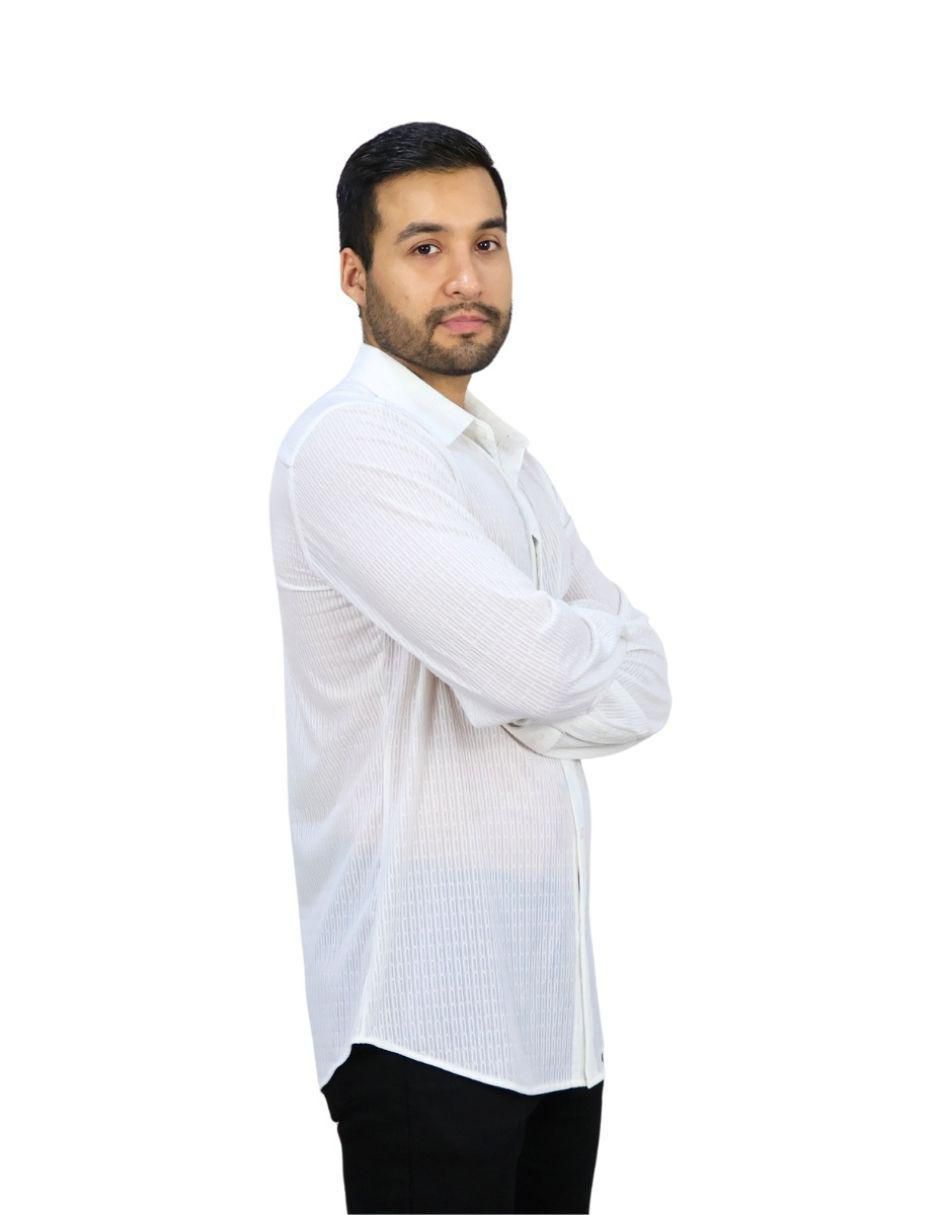 Camisa de vestir manga larga para hombre 3