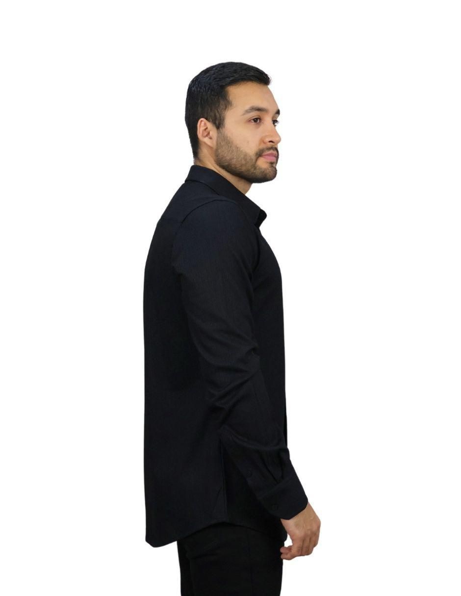 Camisa de vestir manga larga para hombre 4