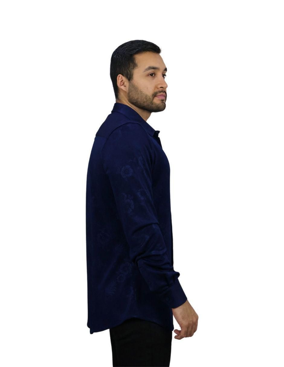 Camisa casual manga larga para hombre 2