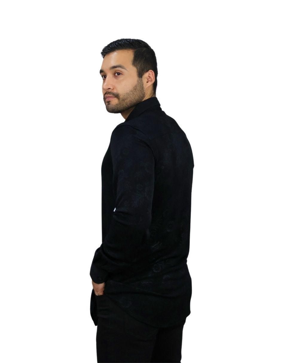 "camisa/sobrecamisa" casual platini "de" (si aplica) sintético "manga" larga "para hombre"