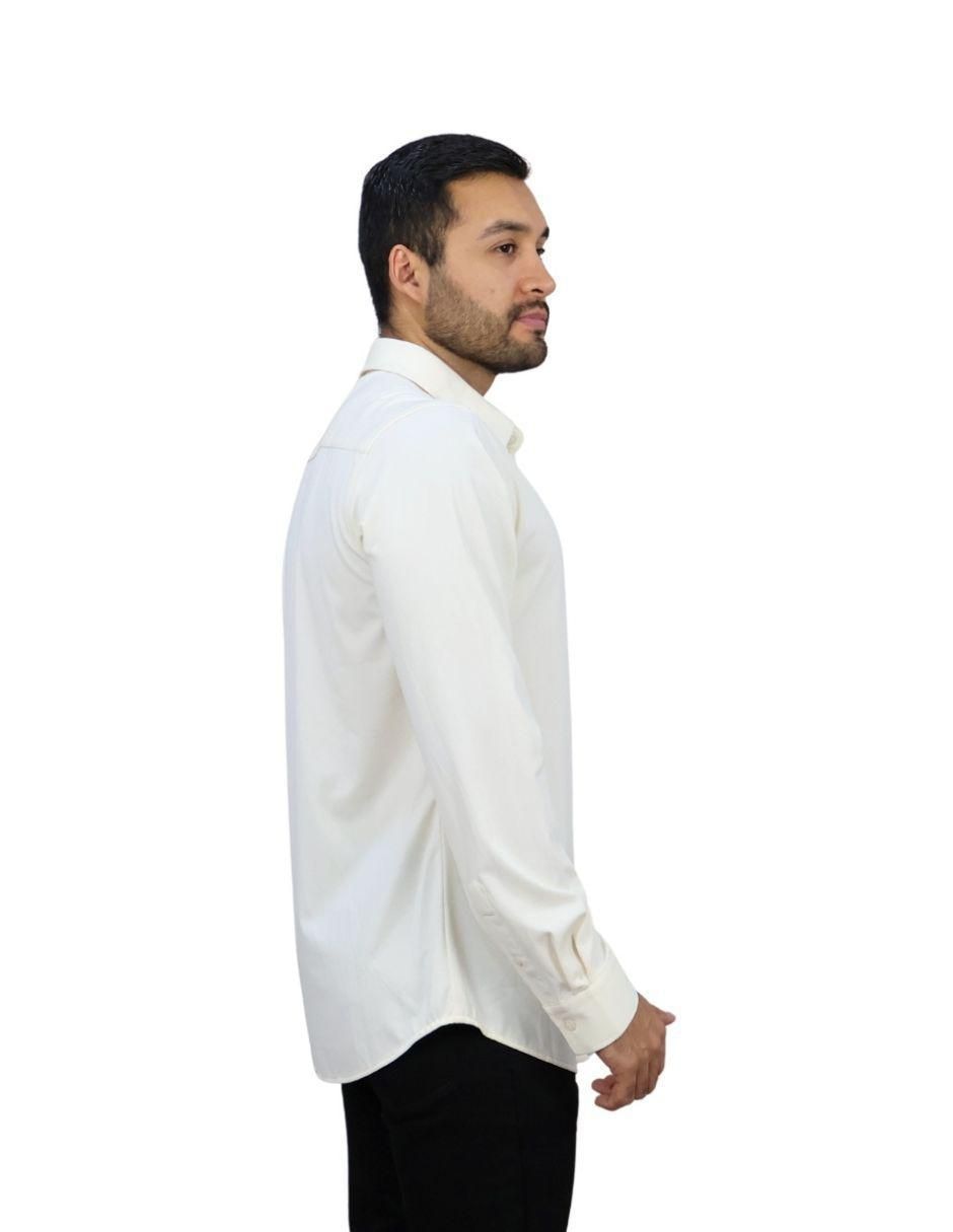 Camisa casual manga larga para hombre 3