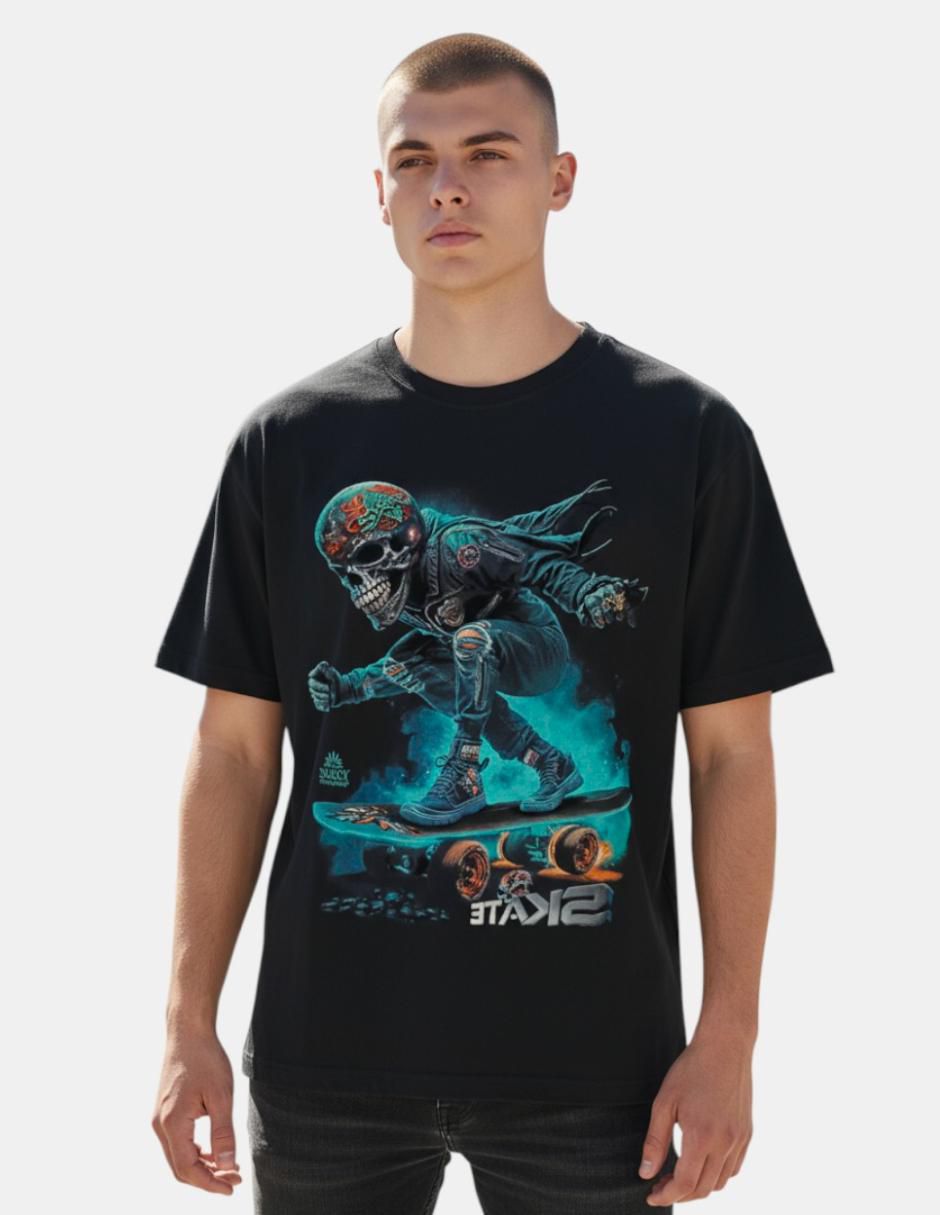 Playera nukuy cuello redondo para hombre