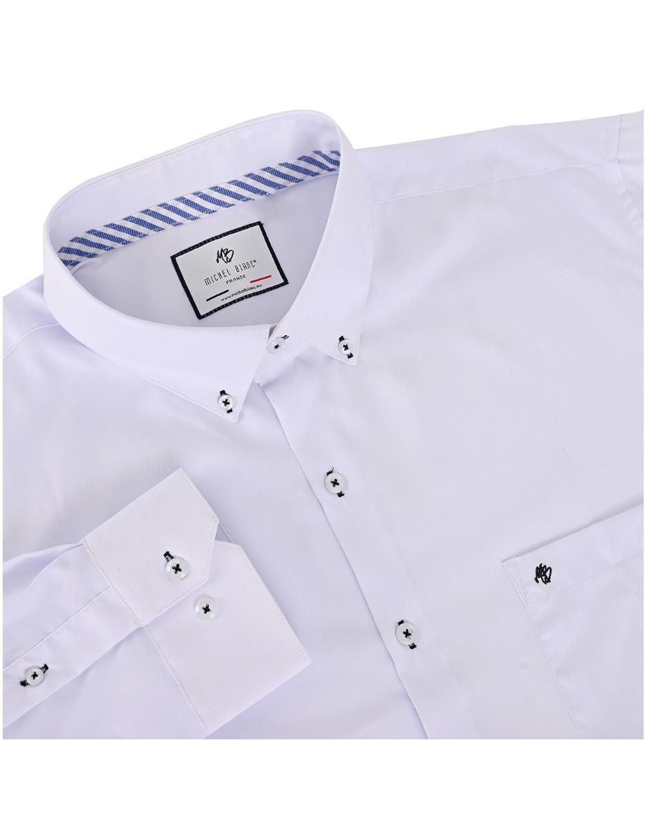 Camisa casual manga larga para hombre 5