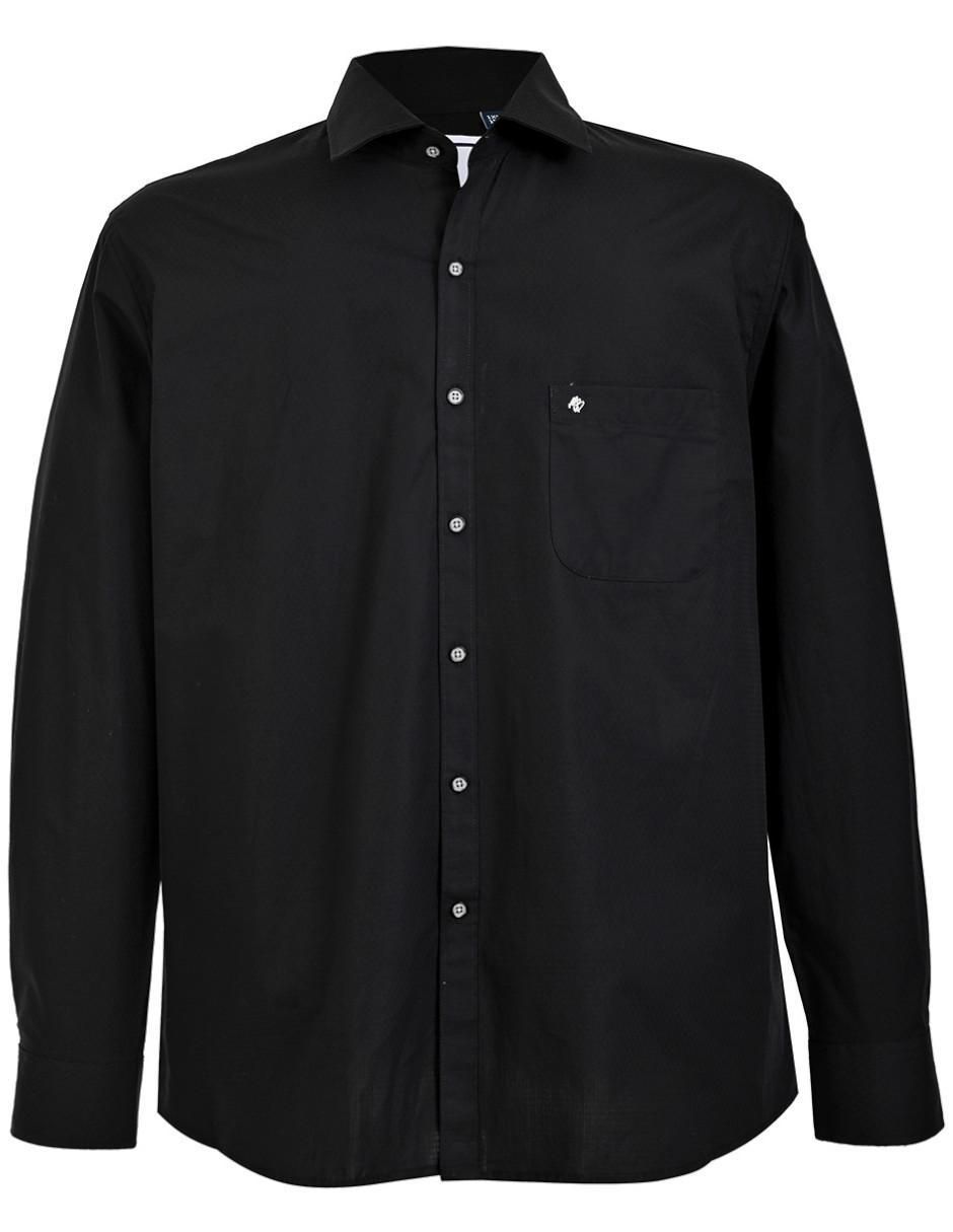 Camisa casual de algodón manga larga para hombre 1
