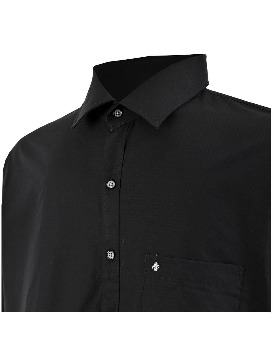 Camisa casual de algodón manga larga para hombre