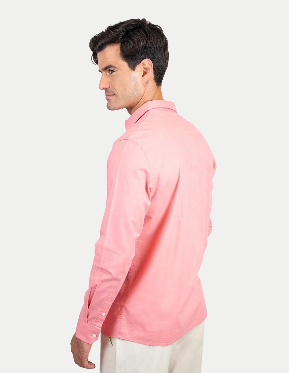 Camisa casual manga larga para hombre 3