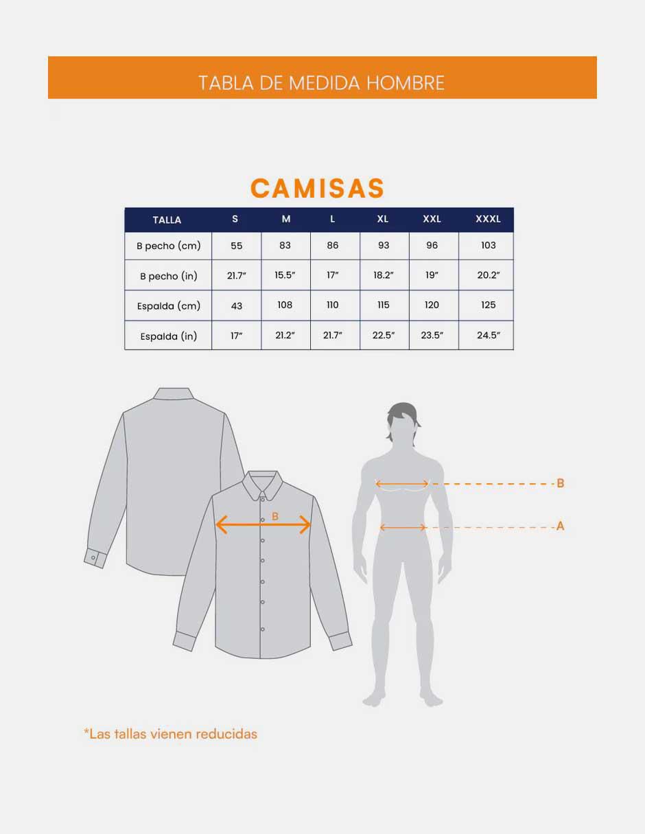 Camisa casual manga larga para hombre 5