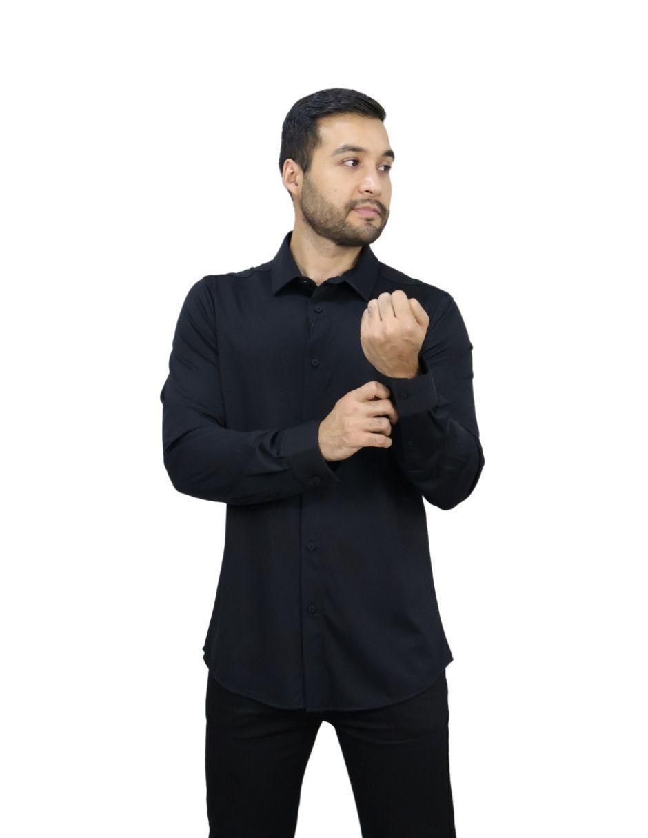 Camisa de vestir manga larga para hombre 3
