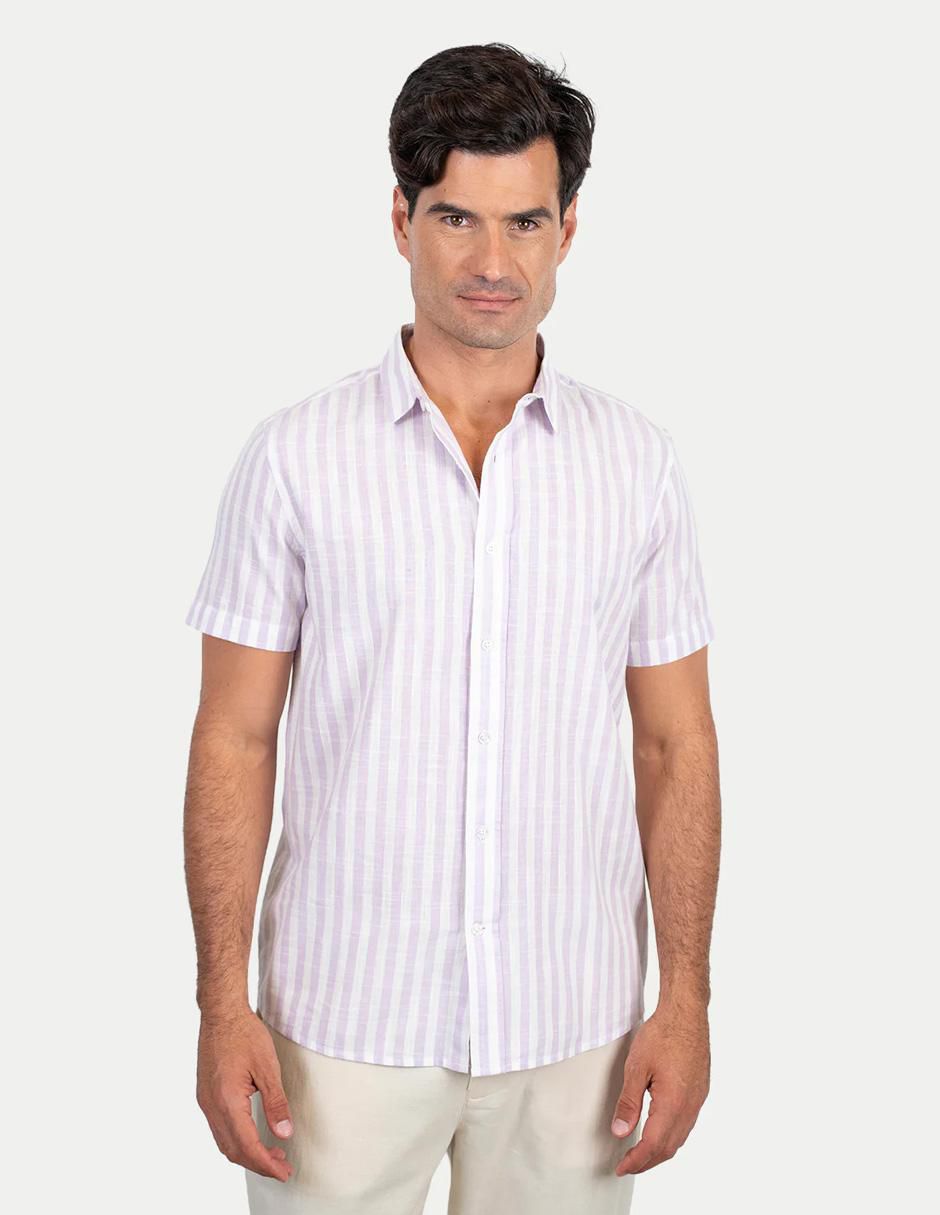 Camisa casual de algodón para hombre