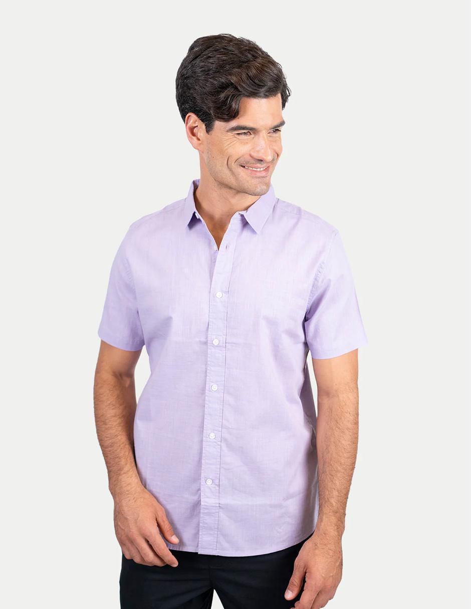 Camisa casual de algodón para hombre