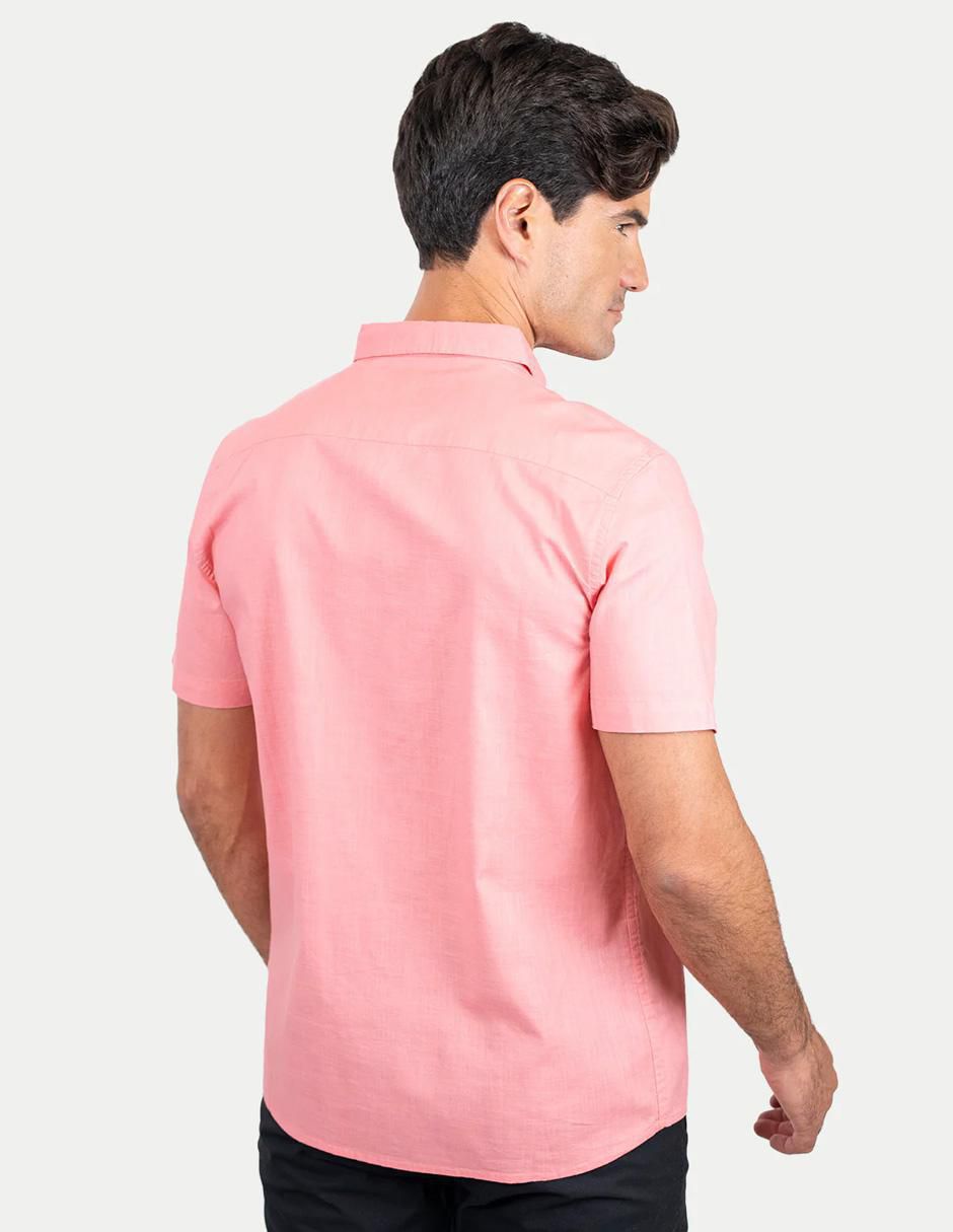 Camisa casual de algodón manga corta para hombre 2