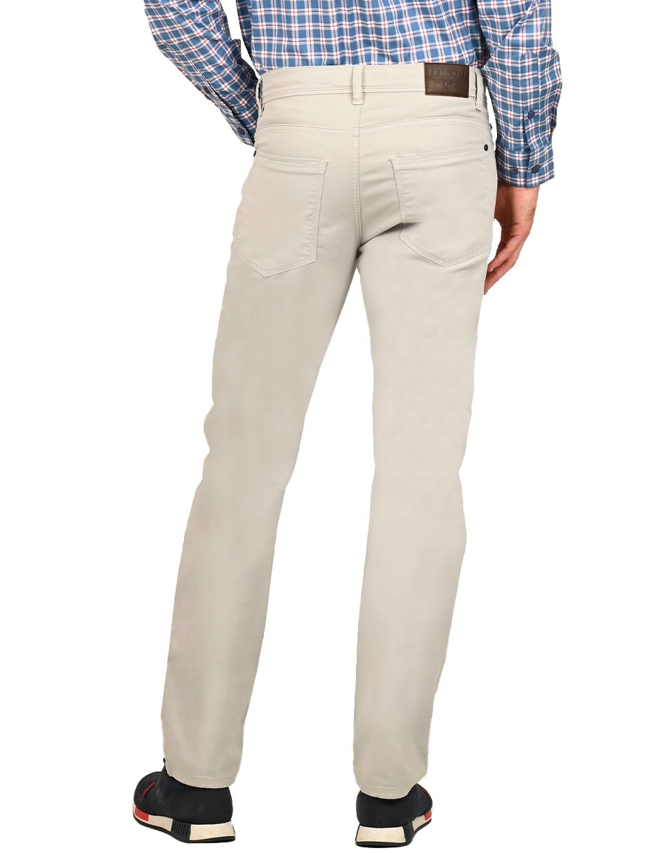 Pantalón regular de algodón para hombre 3