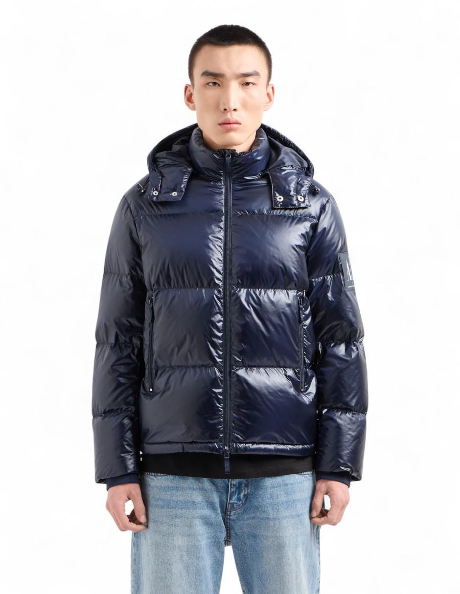 Chamarra casual impermeable capucha desmontable para hombre Chamarra casual impermeable capucha desmontable para hombre