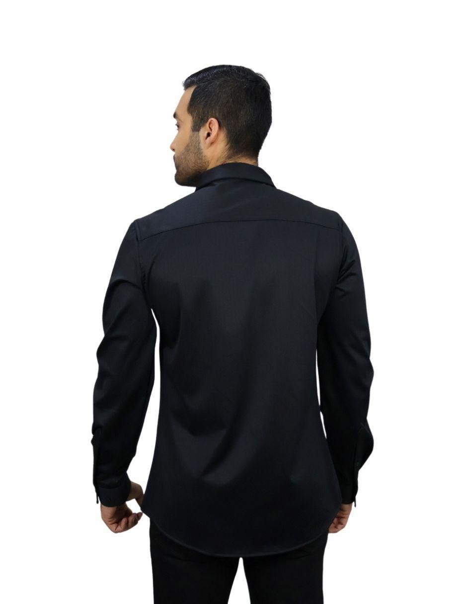 Camisa de vestir manga larga para hombre 4