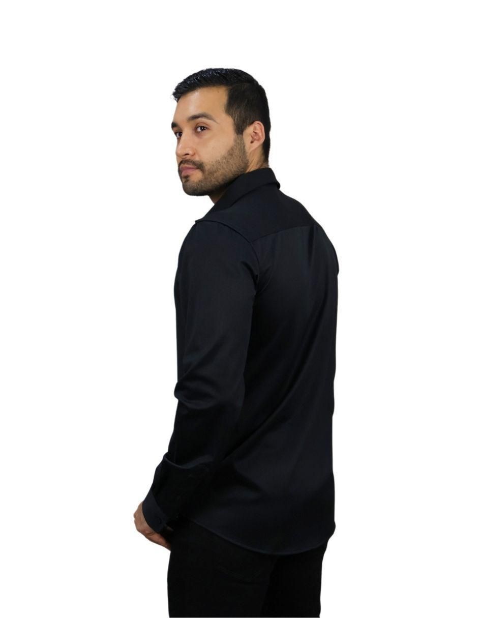 Camisa de vestir manga larga para hombre 5