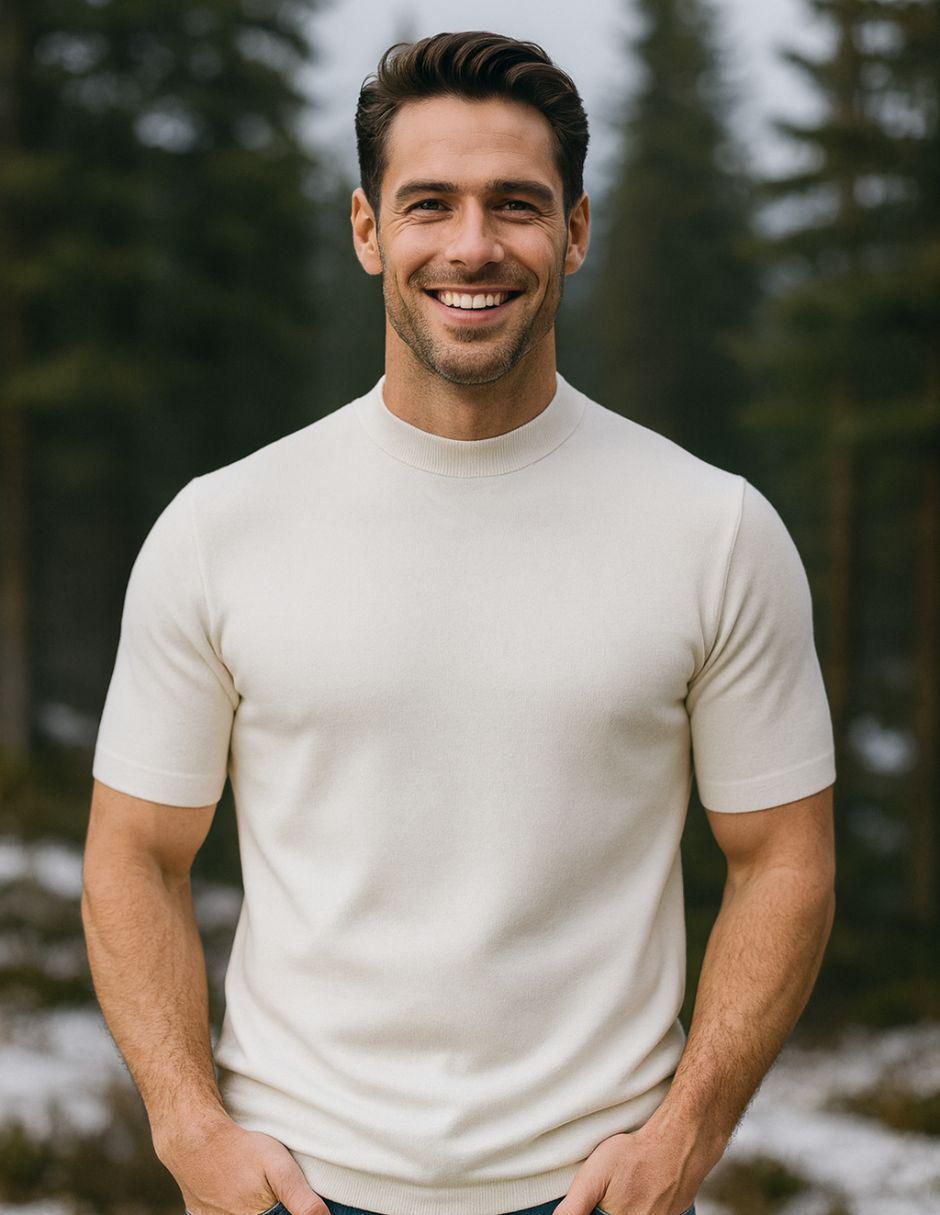 Playera cuello redondo para hombre 5