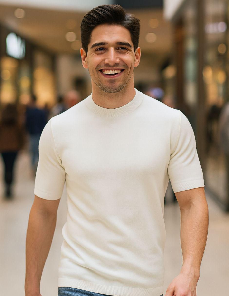 Playera cuello redondo para hombre 6