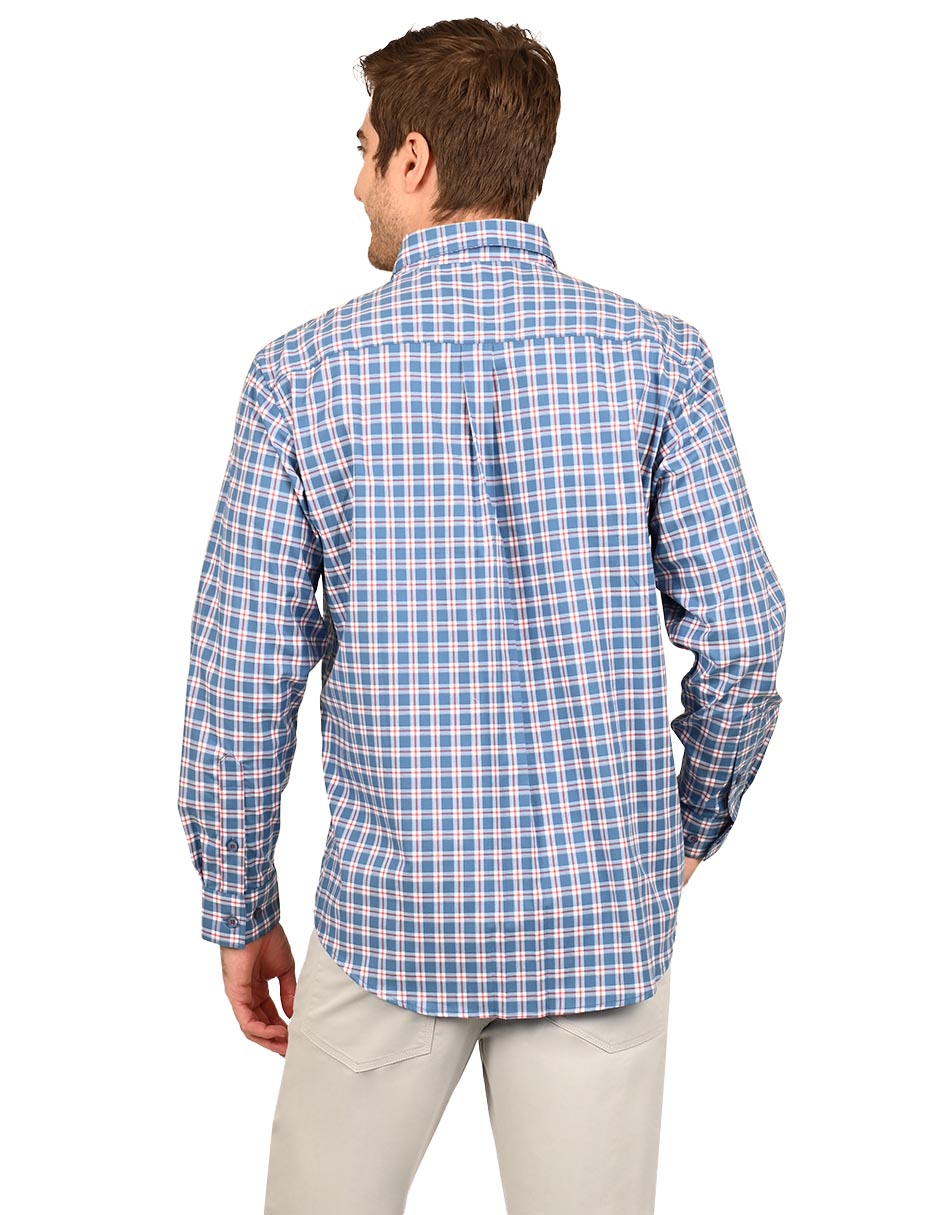 Camisa casual de algodón manga larga para hombre 3